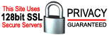 We use Secure Socket Layer (SSL) technology to protect the security of your credit card and personal information.