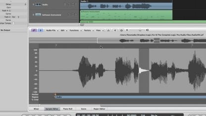 The Logic Pro Arrange Window Part The Editors Logic Studio Training