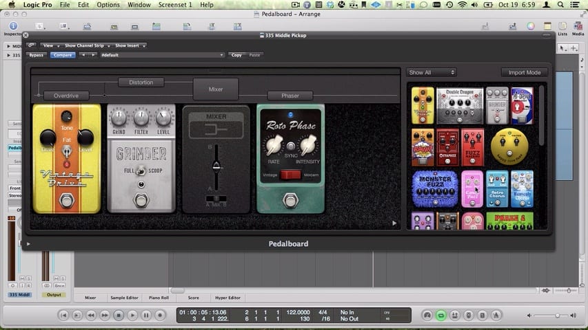 How to Use the Logic Pro Pedalboard