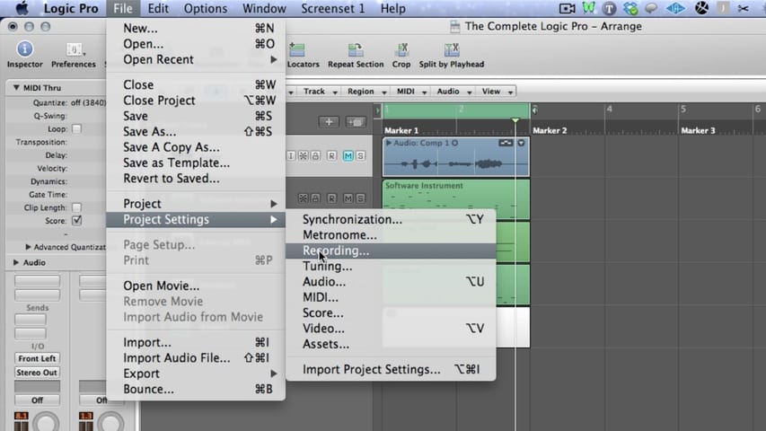 Recording Audio Part 1 - Project Sample Rate Through Recording File Types