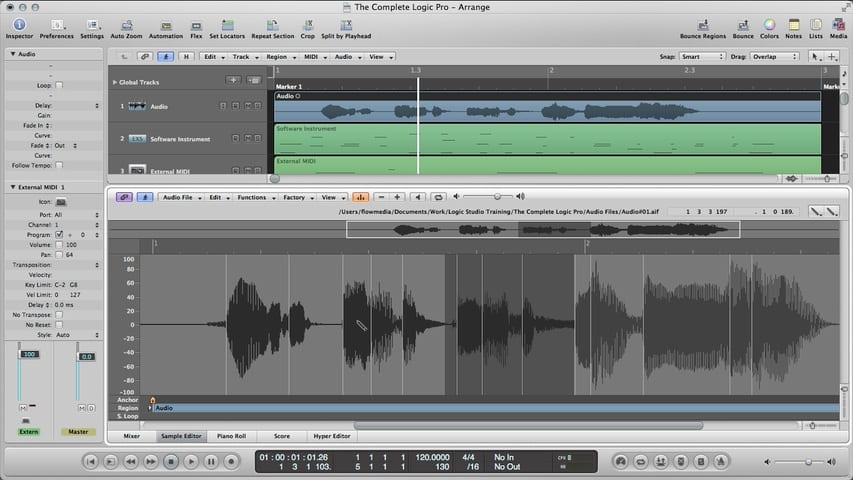 Logic Pro Audio Editing Part 3 - The Sample Editor