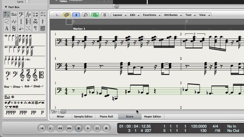 Logic Pro MIDI Editing Part 4 - The Score Editor