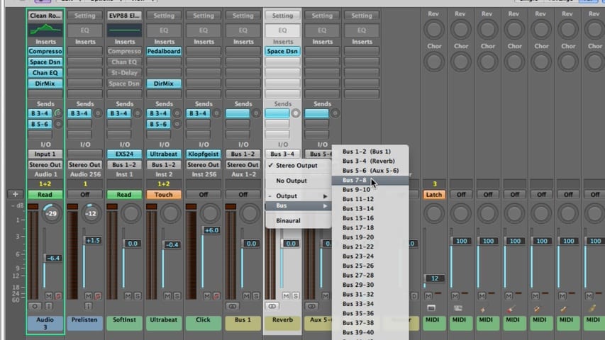 Logic Pro Mixing Part 3 - Using Effects Through IO Labels