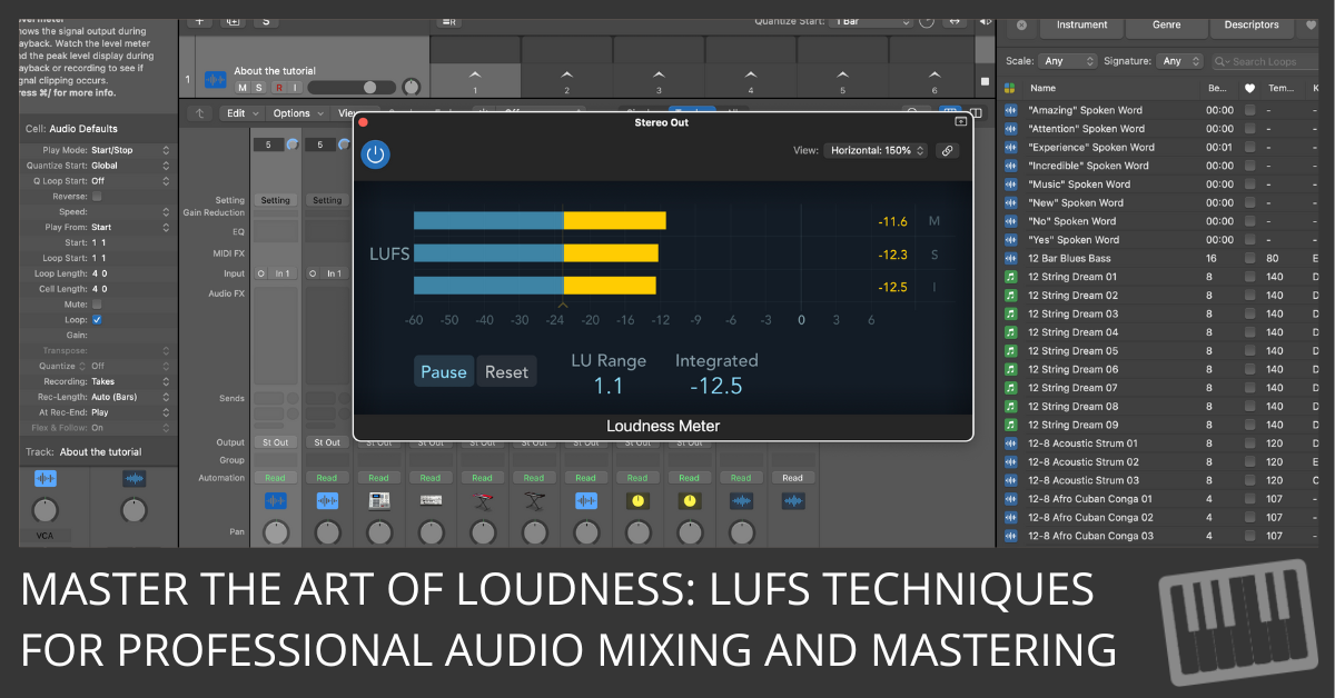 A Comprehensive Guide to Understanding LUFS in Audio Mixing and Mastering