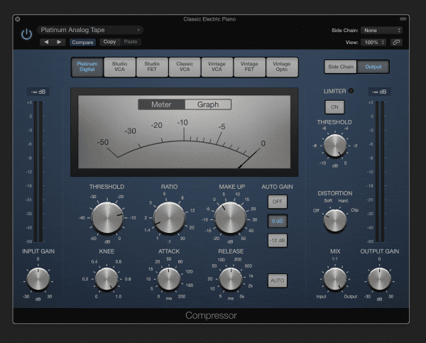 logic pro compressor