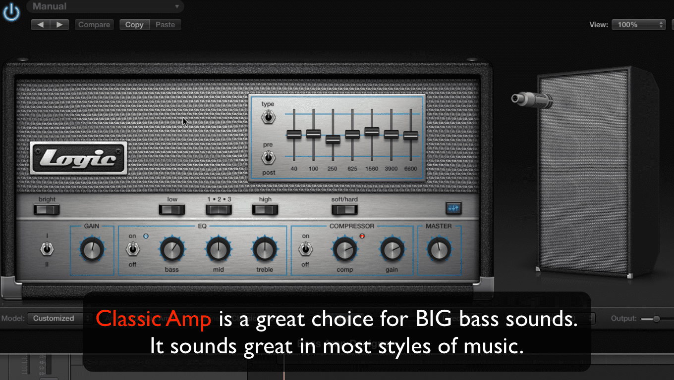 Logic Pro Bass Amp Designer Does Flea - Logic Studio Training
