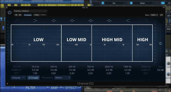 General Frequency Ranges