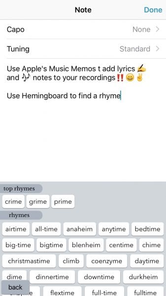 Hemingboard Rhymes