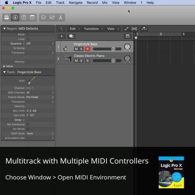 How To Multitrack with Multiple MIDI Controllers￼