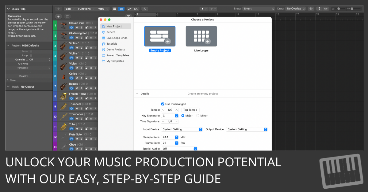 How to Create Your First Track in Logic Pro in Under an Hour!