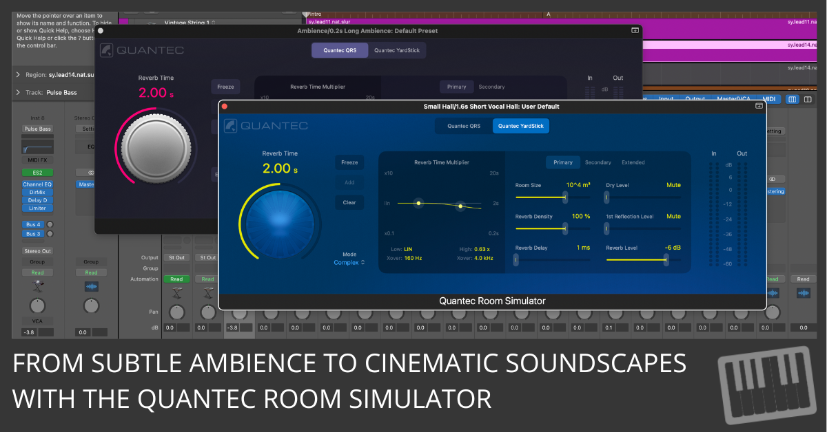 How to Master Reverb with the Quantec Room Simulator in Logic Pro