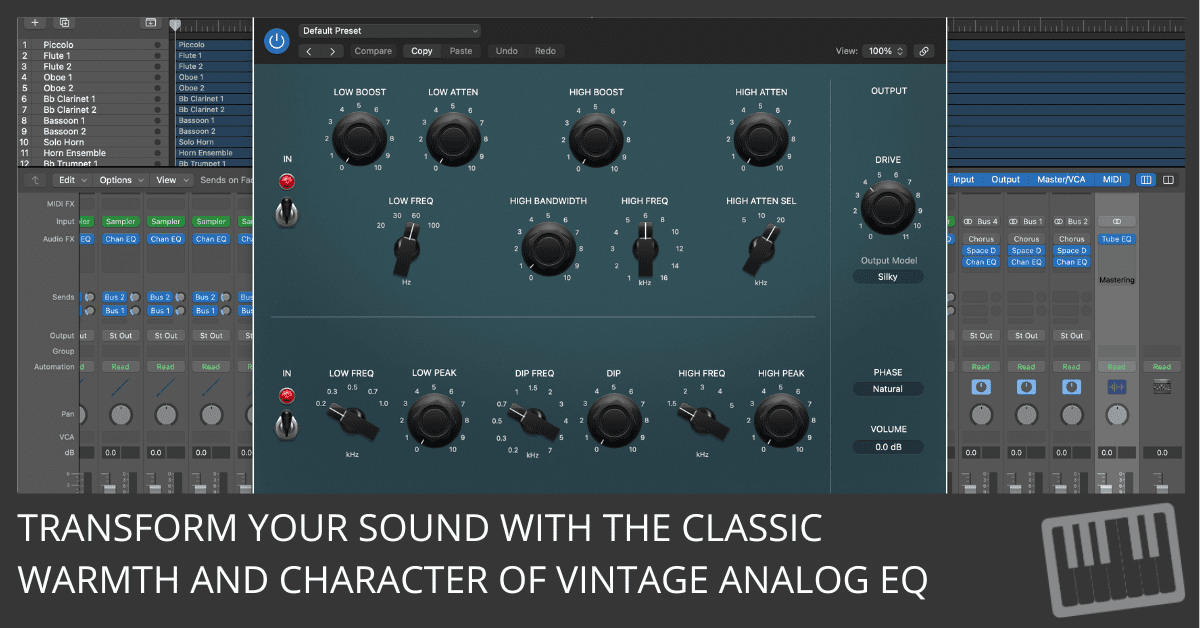 How to Master the Logic Pro Vintage Tube EQ