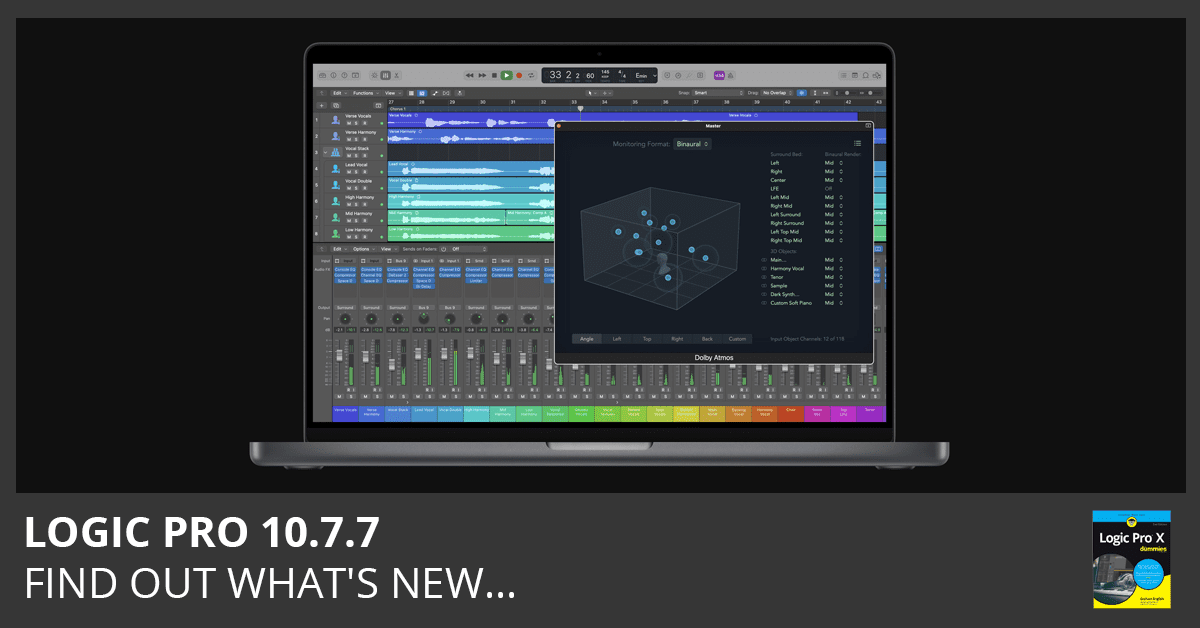 Logic Pro 10.7.7 Update