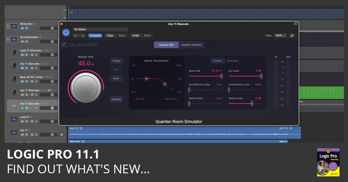 Logic Pro 11.1 Update