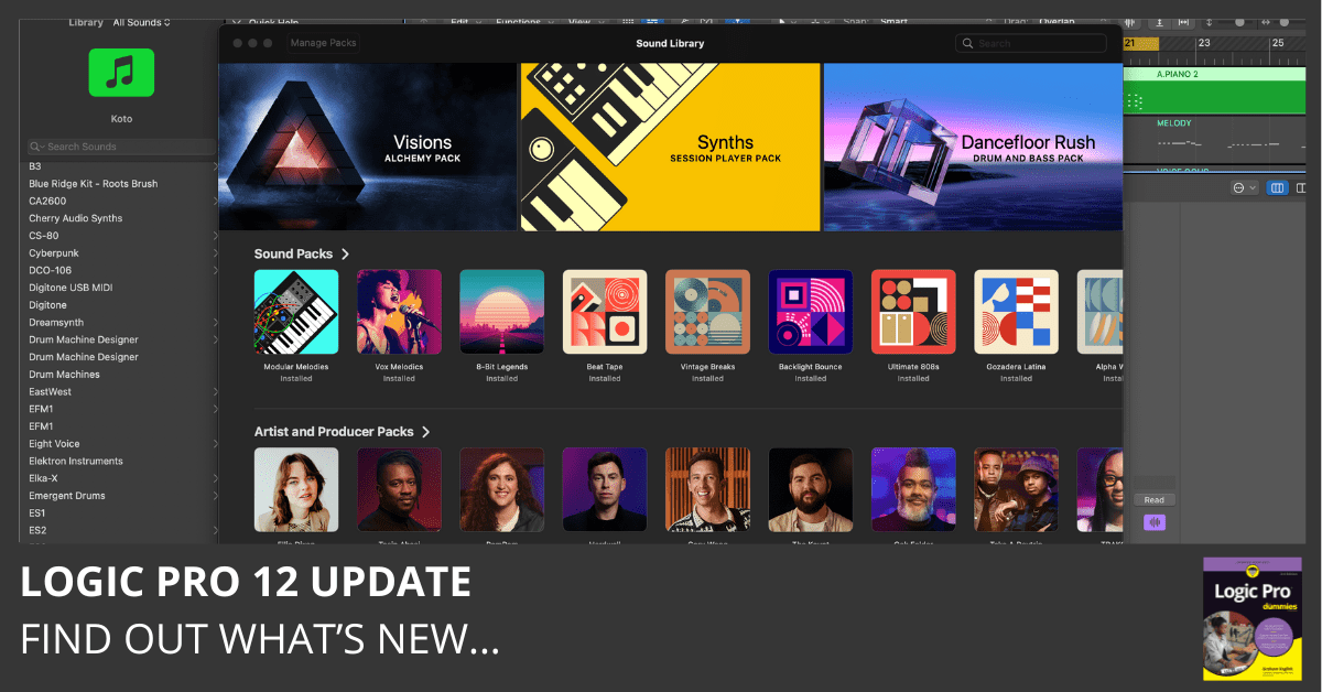 Logic Pro 12 Update