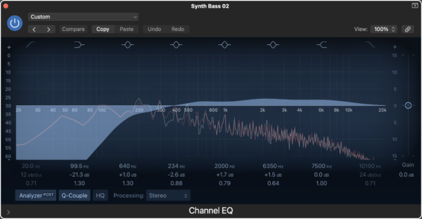 Logic Pro Channel EQ