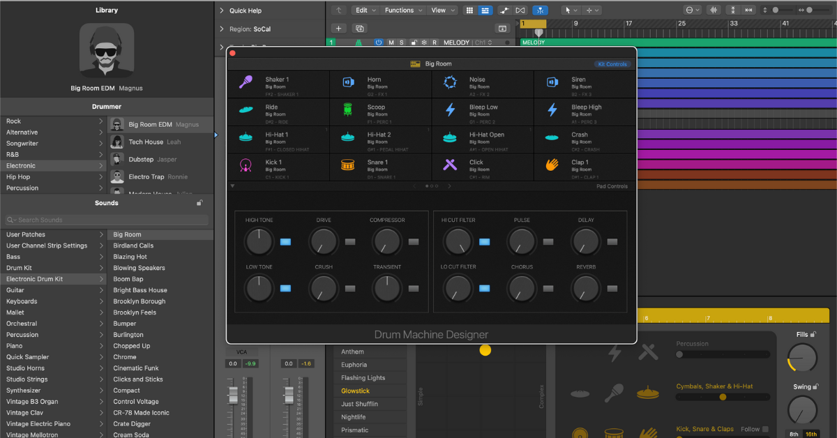Logic Pro Drummer