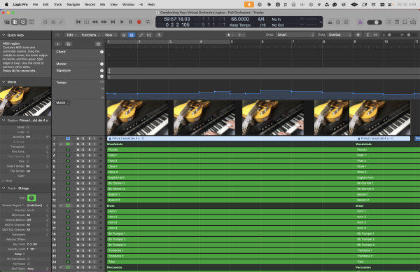 Logic Pro > Global Tracks