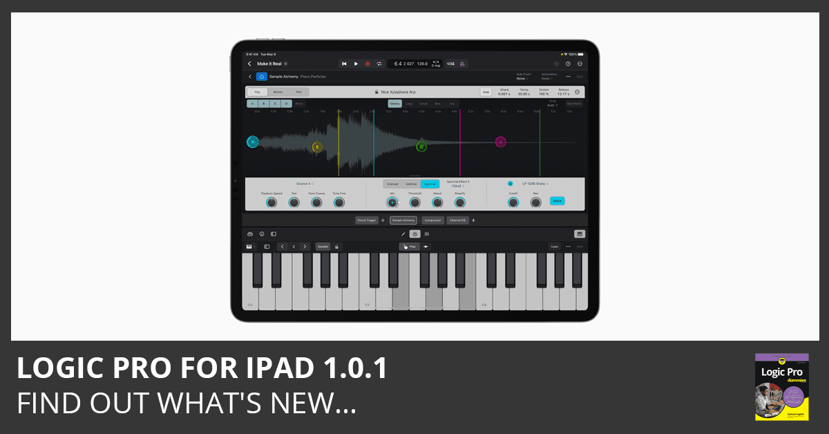 Logic Pro for iPad 1.0.1 Update