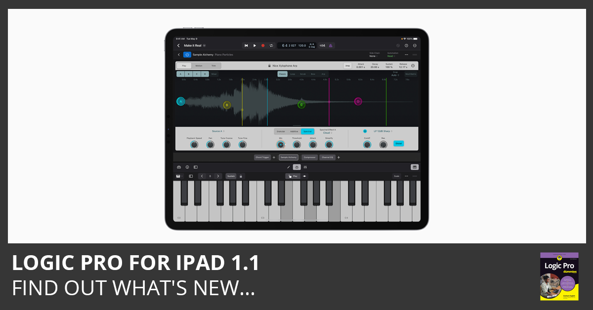 Logic Pro for iPad 1.1 Update