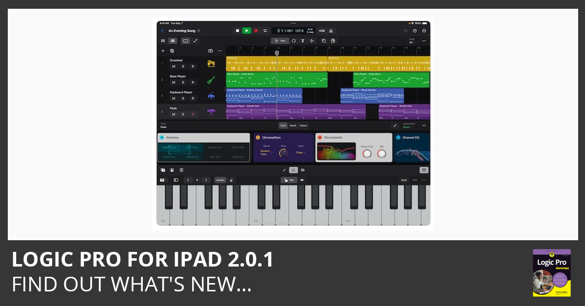Logic Pro for iPad 2.0.1 Update