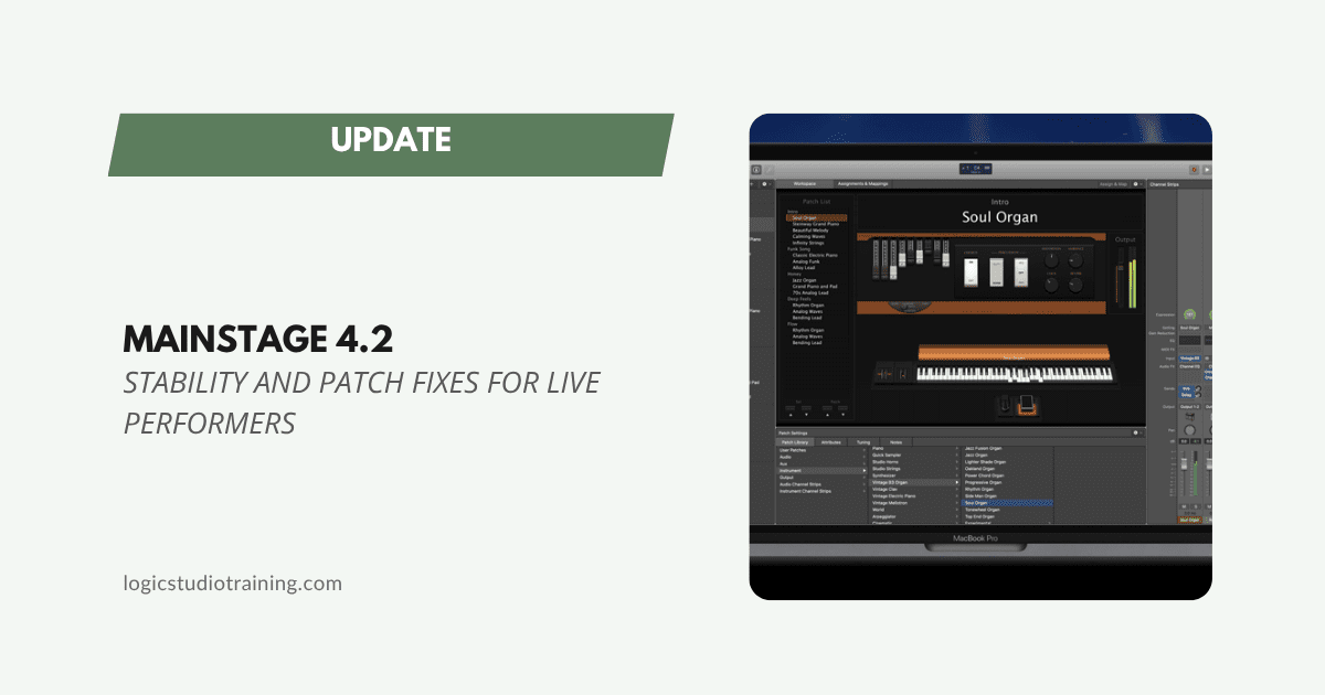 MainStage 4.2 Update
