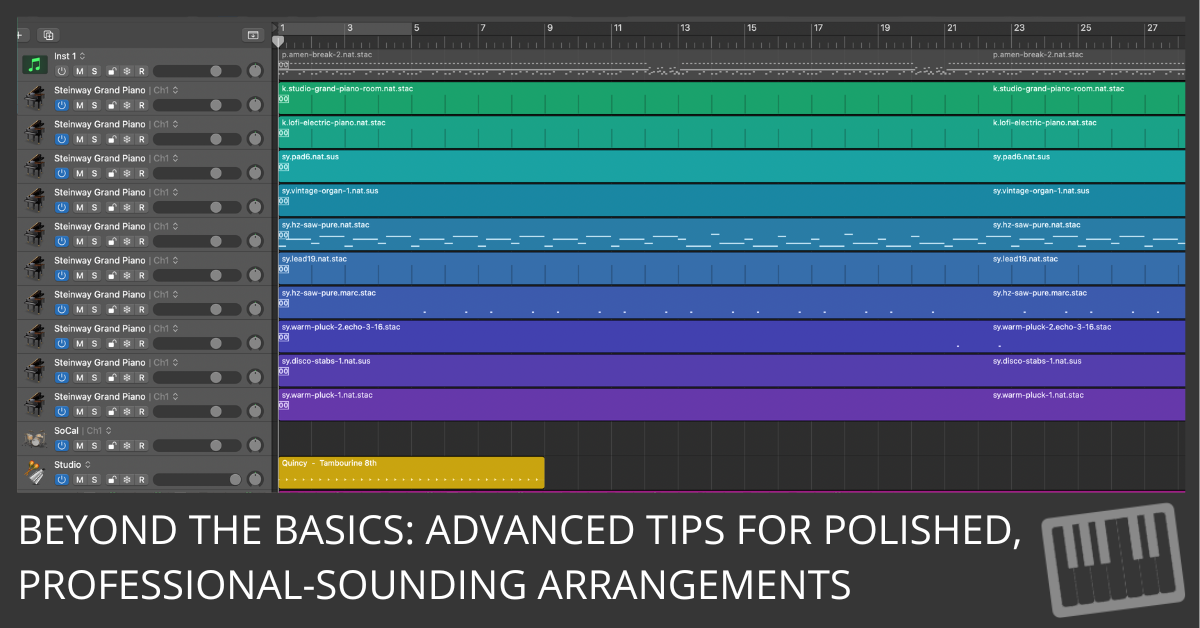 Mastering Arrangement in Logic Pro Optimize Your Tracks for Cohesive Sound