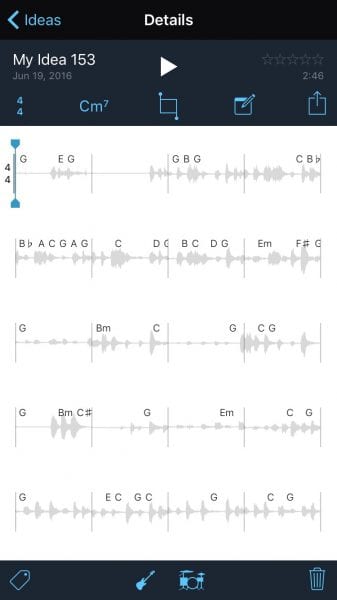 Music Memos Details Page