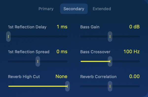 QRS Secondary Parameters