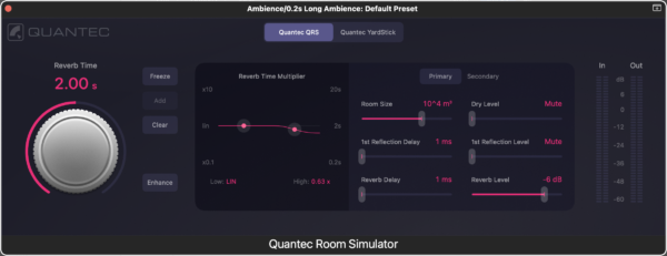 Quantec Room Simulator