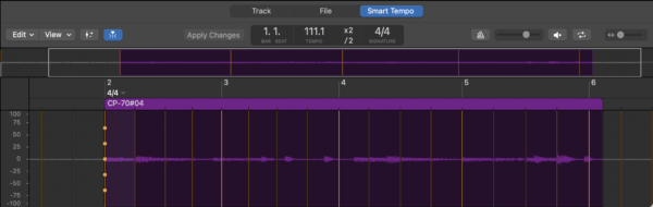 Logic Pro Smart Tempo Editor