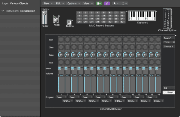 Logic Pro MIDI Environment