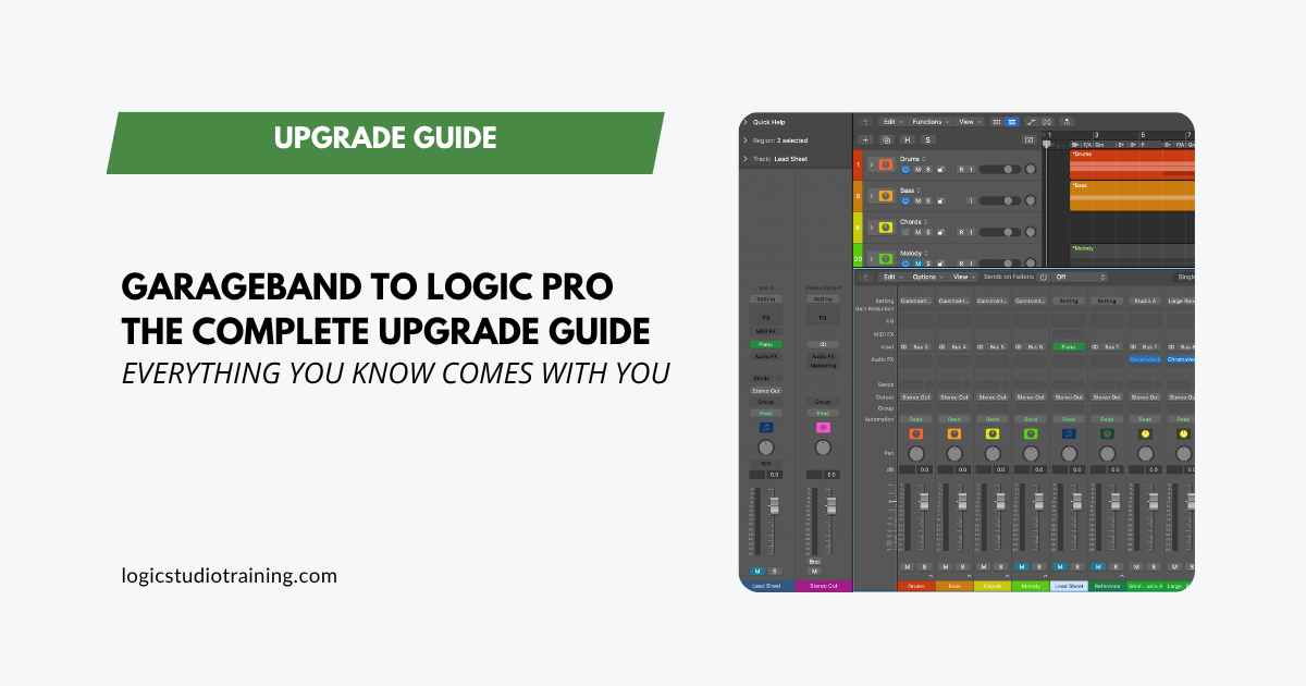 GarageBand to Logic Pro: The Complete Upgrade Guide