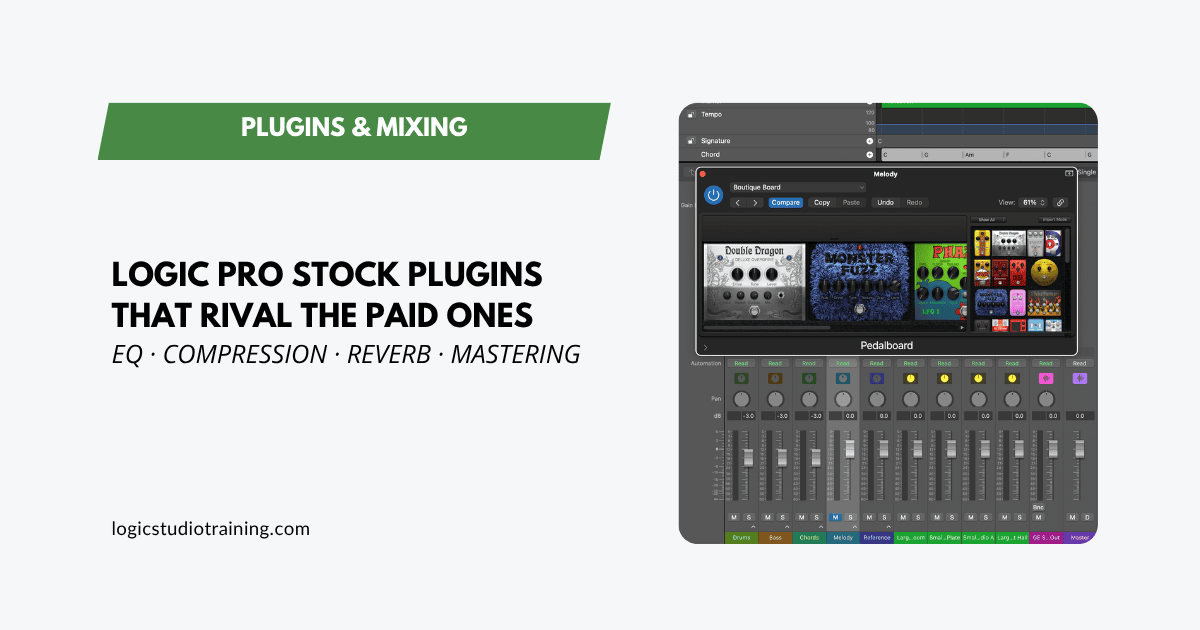 Logic Pro Stock Plugins That Rival Paid Ones