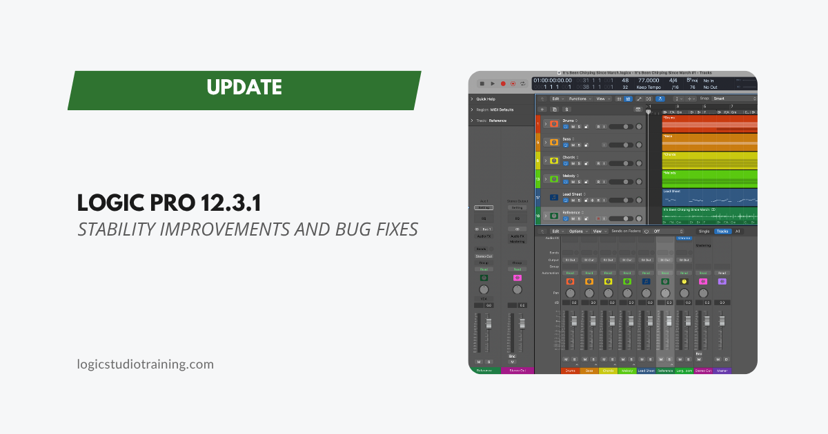 Logic Pro 12.3.1 Update