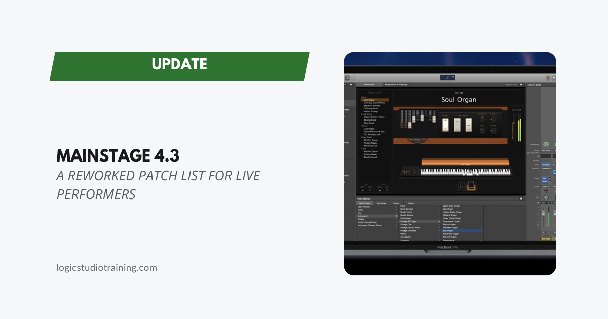 MainStage 4.3 Update