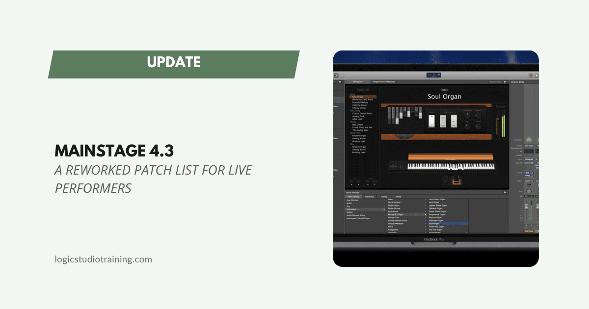 MainStage 4.3 Update