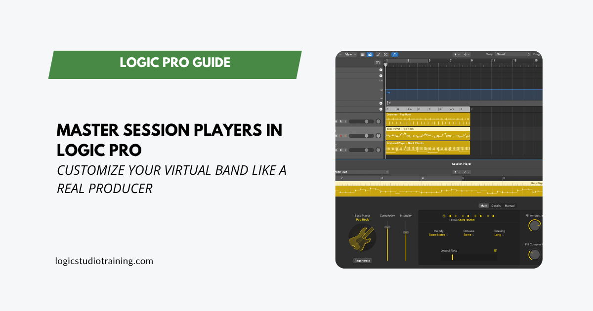 Mastering Session Players in Logic Pro
